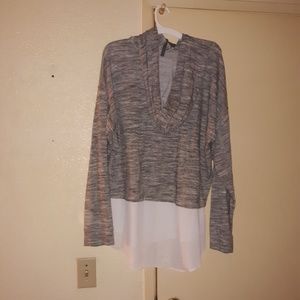 Gray pull over